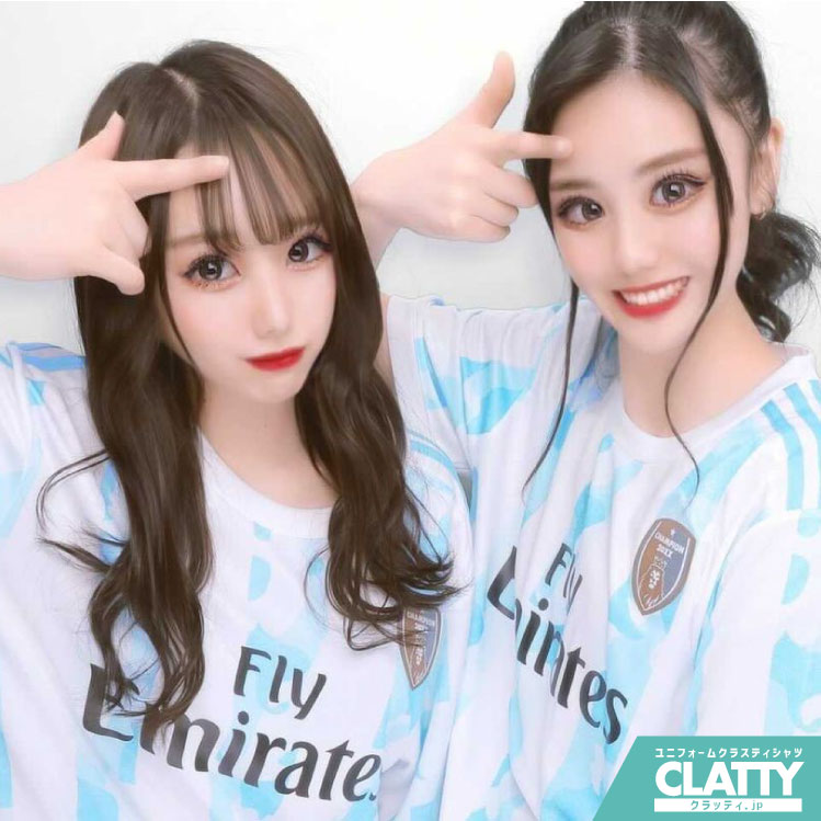 アルゼンチンサッカークラt 水色がかわいい サッカーバスケクラスtシャツなら学割 Clatty