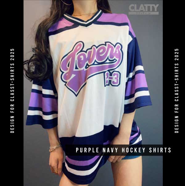 ホッケークラスtシャツパープル